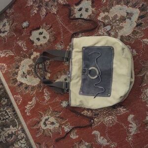 VINTAGE Canvas Nine West Shoulder Bag